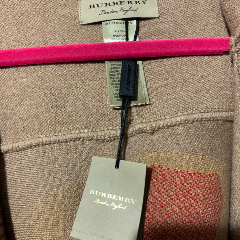 Burberry khaki cape